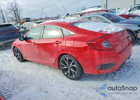 2019 Honda Civic Sport z USA, uszkodzony, nr VIN 2HGFC2F82KH510229